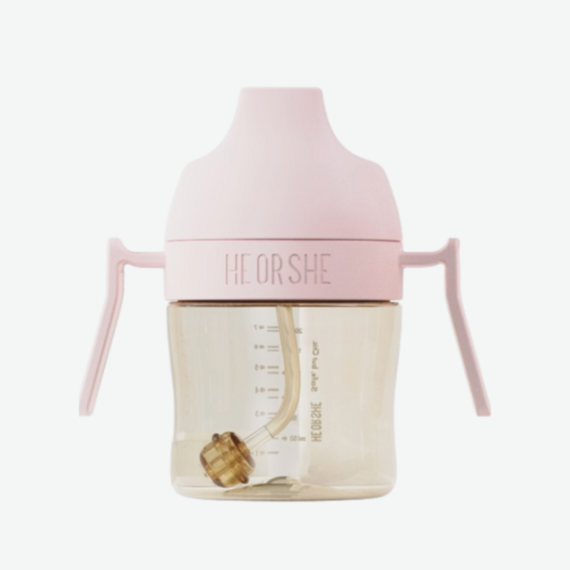 HEORSHE SIPPY CUP CURA DENTALE, 210 ml., 6+ ROSA
