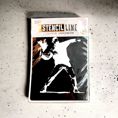 Banksy's Graffiti-stencil - De bloemenwerper
