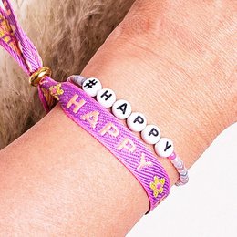 Båndarmbånd glad