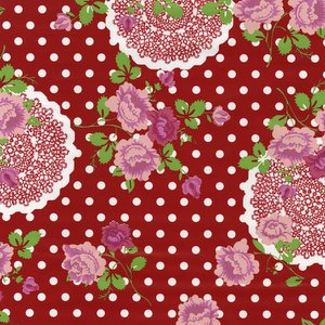 Dots&Flowers Statische Fensterfolie Mini Rolle transparent