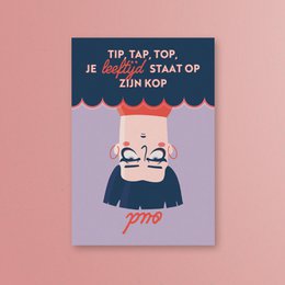 Sarcazy Tip Tap Top fødselsdagskort