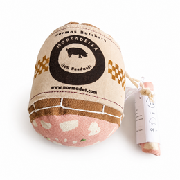 Mortadella-speeltje met plakje - 1 set