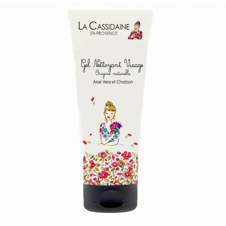 Detergente viso al carbone e aloe vera
