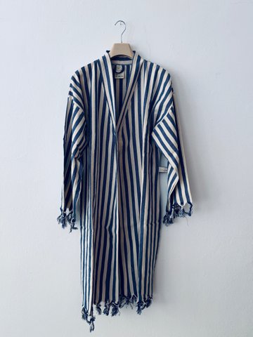 KIMONO - MEDITERRANEAN - BLUE - WHITE