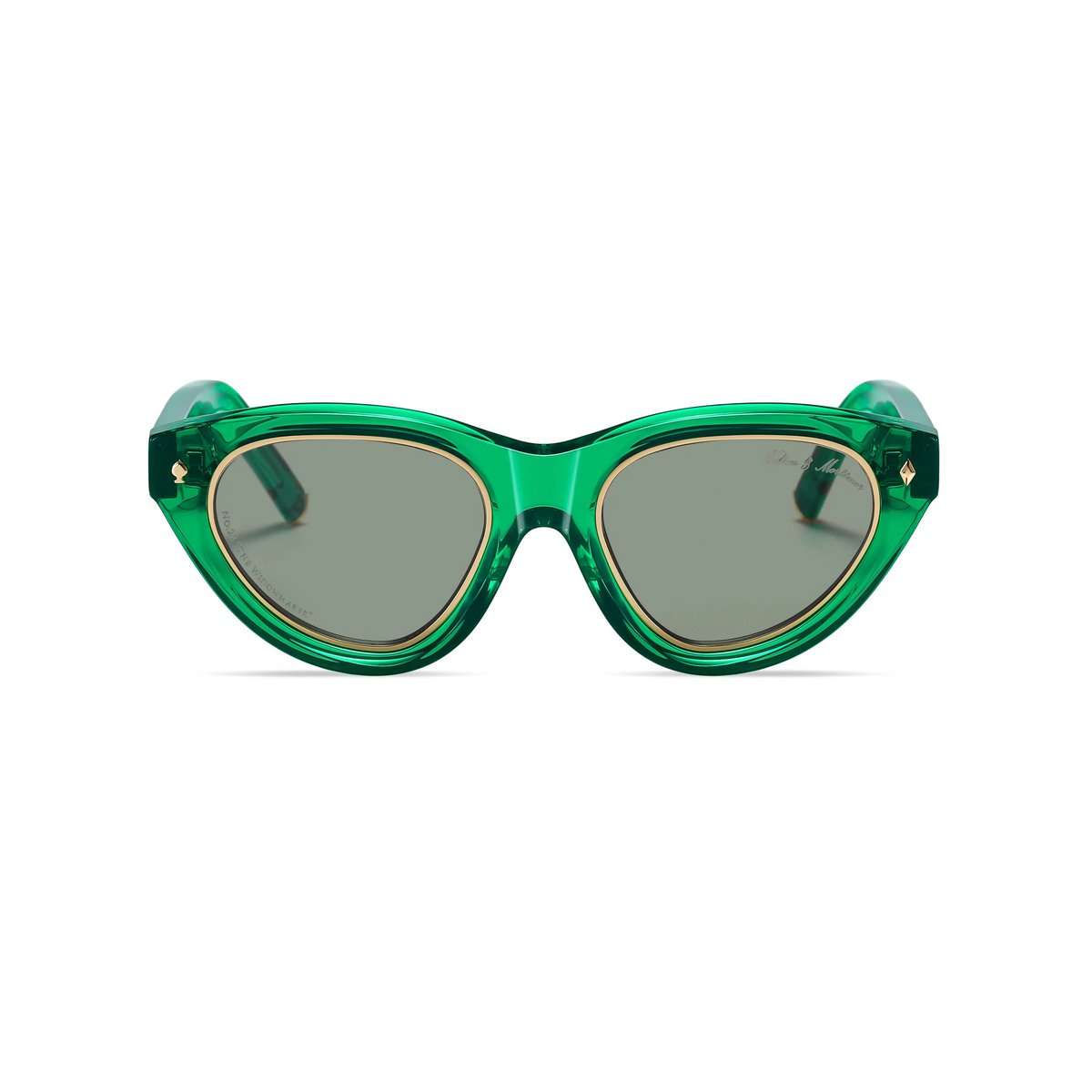 Walton & Mortimer nr. 21 “Enkeproducenten” Poison Green Limited Edition solbriller