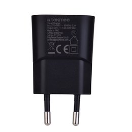 Black USB wall charger