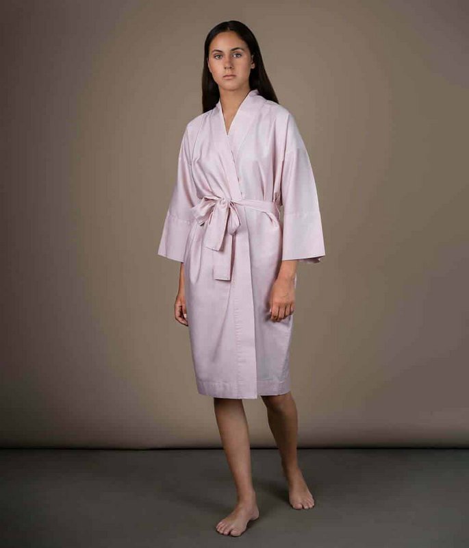 Albornoz Dream Touch Cuarzo Rosa
