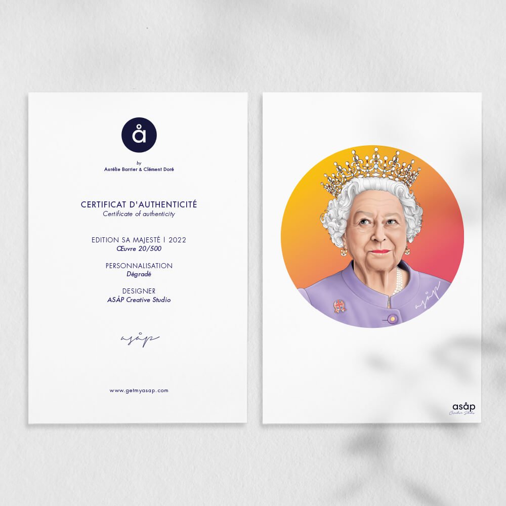 Poster "Her Majesty" 30x40cm
