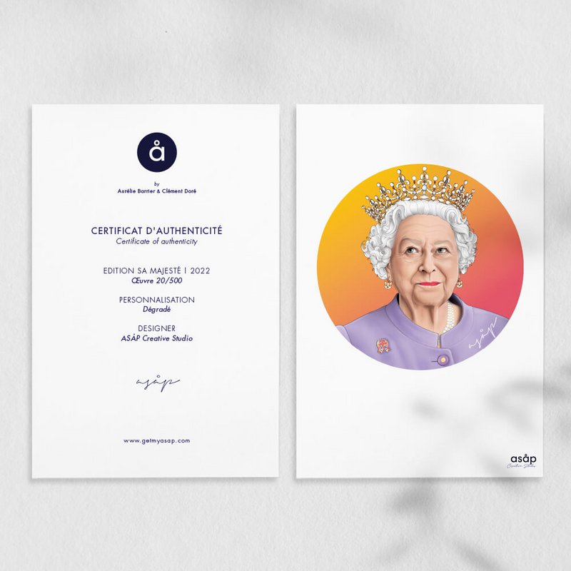Plakat "Hendes Majestæt" 30x40cm