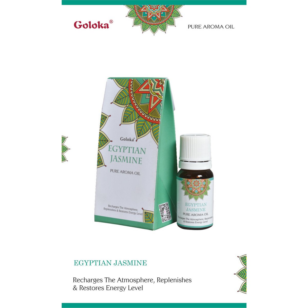 Aceite de fragancia Goloka Jazmín Egipcio 10ml