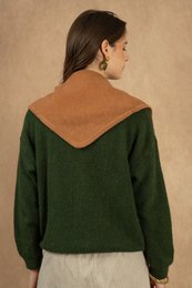Foulard triangle uni 100% laine mérinos