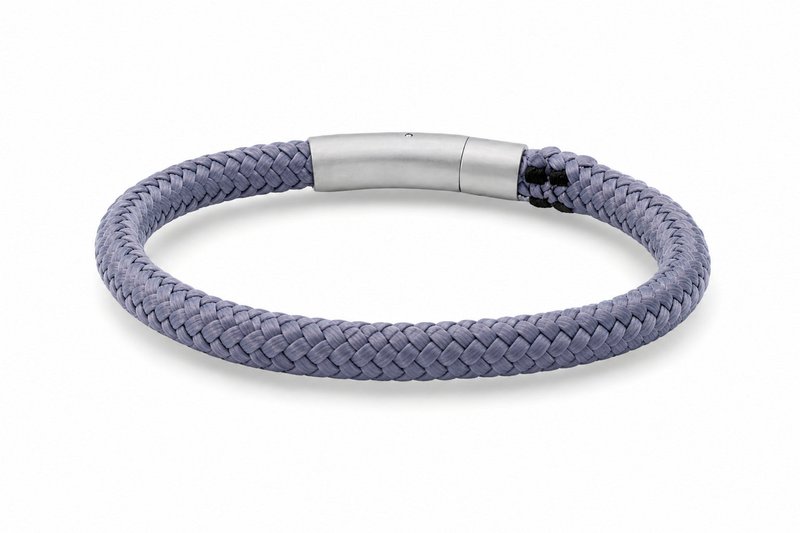 Pulsera de cuerda 6mm - Colección Ruyter | Edición plata