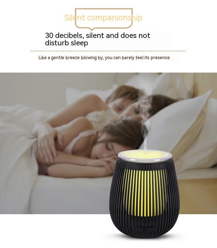 Diffusore di aromi ad ultrasuoni con lampada colorata per umidificatore per aromaterapia USB creativo