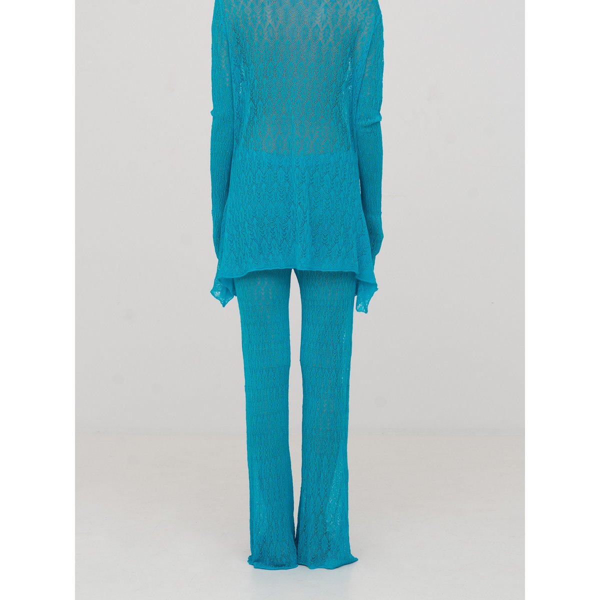 Saint Knit Blue Maxi Pants