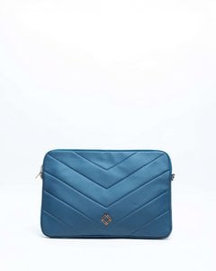 Laptop Sleeve Apple Leather Blue