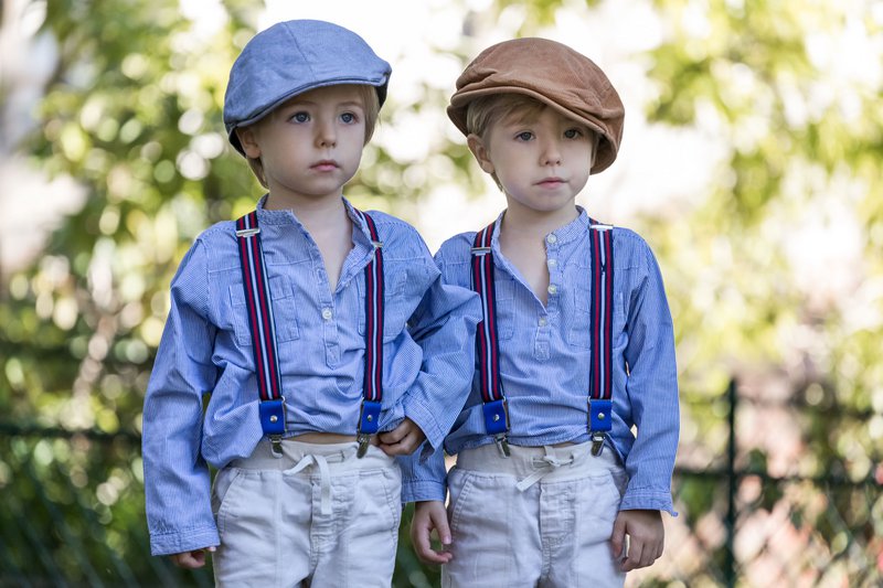 Children's suspenders small Lensoises