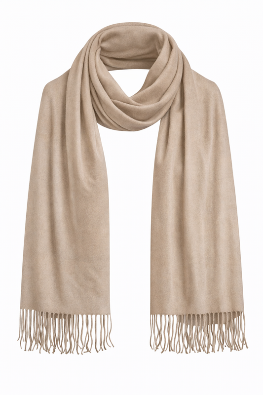 HS Cashmere Look tørklæde - 10+ farver - 180x68cm - Alsidig brug