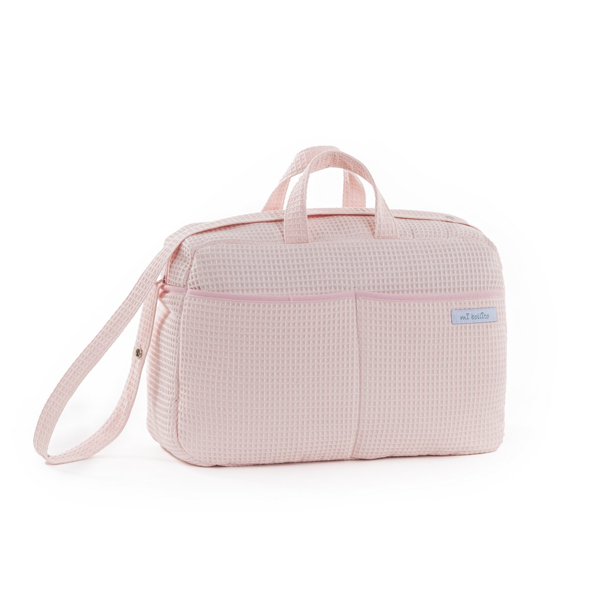 Bolso de maternidad Crossbody para carrito de bebé y para hospital. Bolsa organizadora práctica y elegante de gran capacidad. Producto fabricado en España.