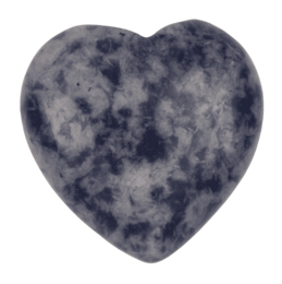Gem stone, heart, 2,5 cm,