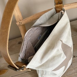 BuckleBag star latte (canvas) NEW