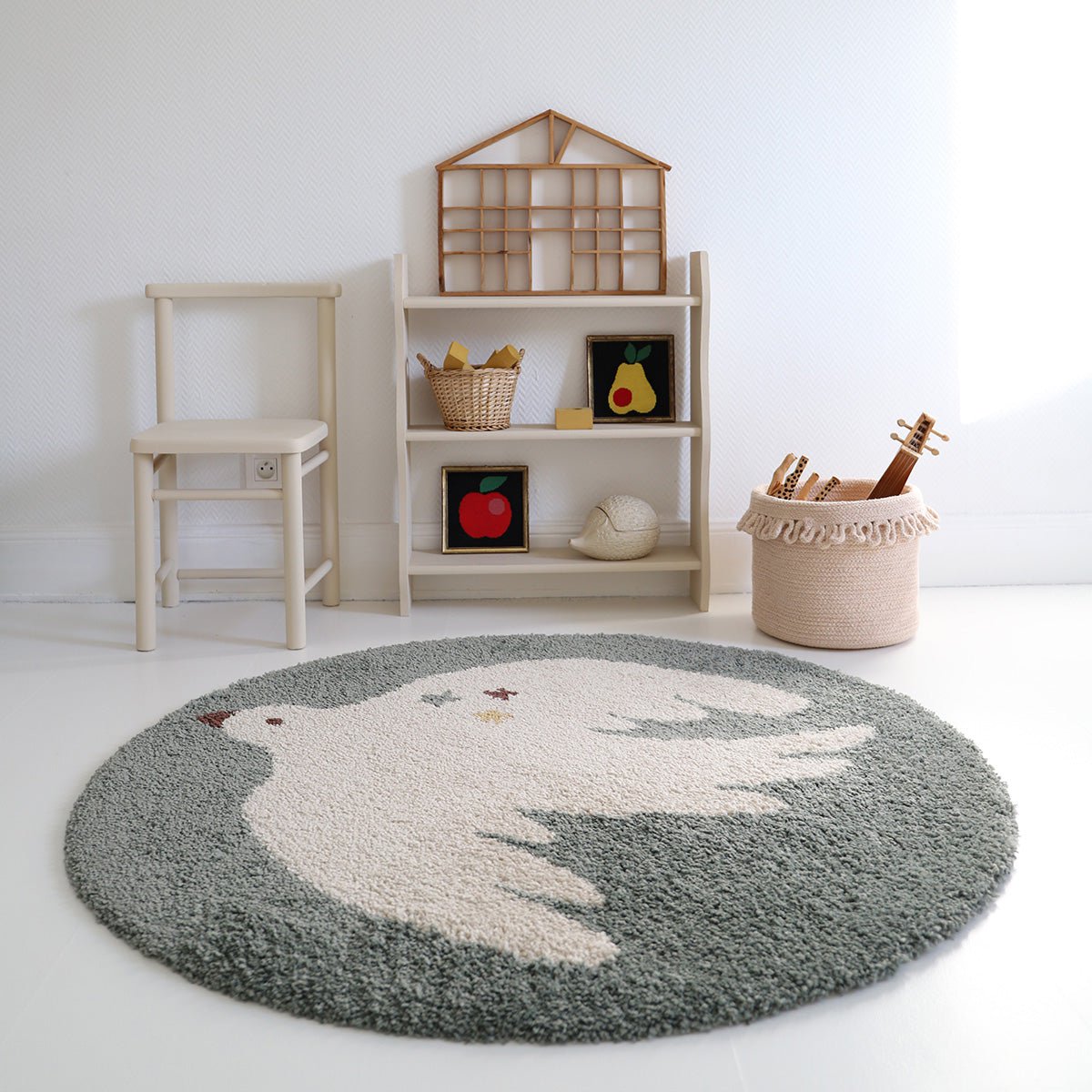 Small Bird Bird Bohemian Bird Aqua Bird Carpet