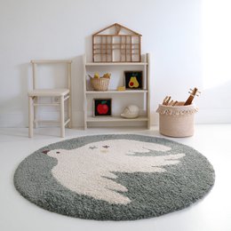 Small Bird Bird Bohemian Bird Aqua Bird Carpet