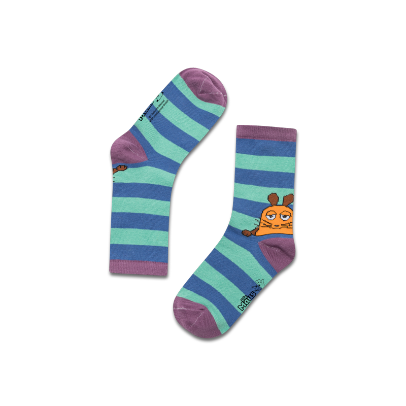 koaa – The Mouse “Stripes” – Socks blue/green