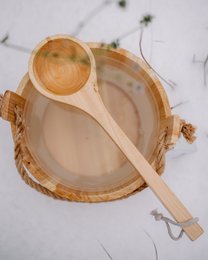 Großer Holzlöffel (Sauna)