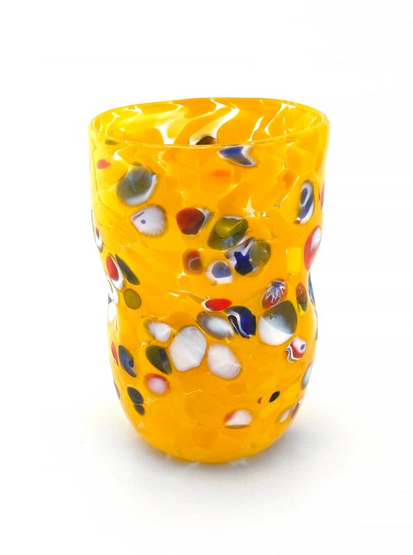 Bellini Lunettes en verre Murano, fabriqué sur l'île de Murano, Blow and Handmade by Masters Glass - Special Edition - 400 ml.