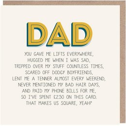 Dad Card 