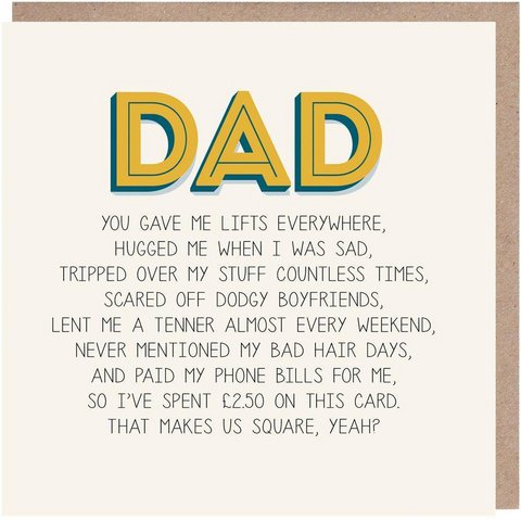 Dad Card 