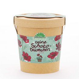 Schokoblumen aus dem Becher