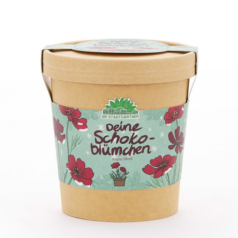 Schokoblumen aus dem Becher