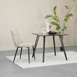 Chaise de salle à manger Giselle [lot de 2] [tissu lin]