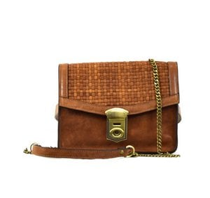 Leather lady bag 21.5 cm lenght x 17 cm height