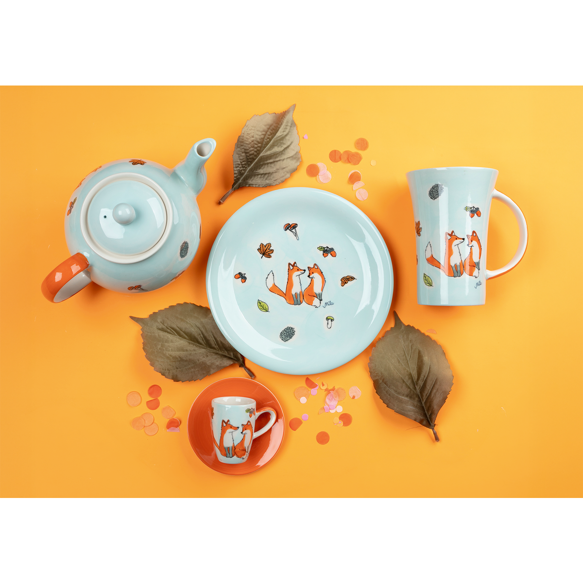 Designbecher - Fox in Love