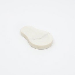 Witte marmeren lepelhouder – elegant en duurzaam ontwerp