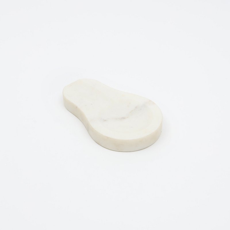 Witte marmeren lepelhouder – elegant en duurzaam ontwerp
