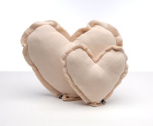 Muslin cushion "Little Heart"