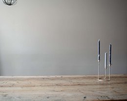 Marble Taper Candle