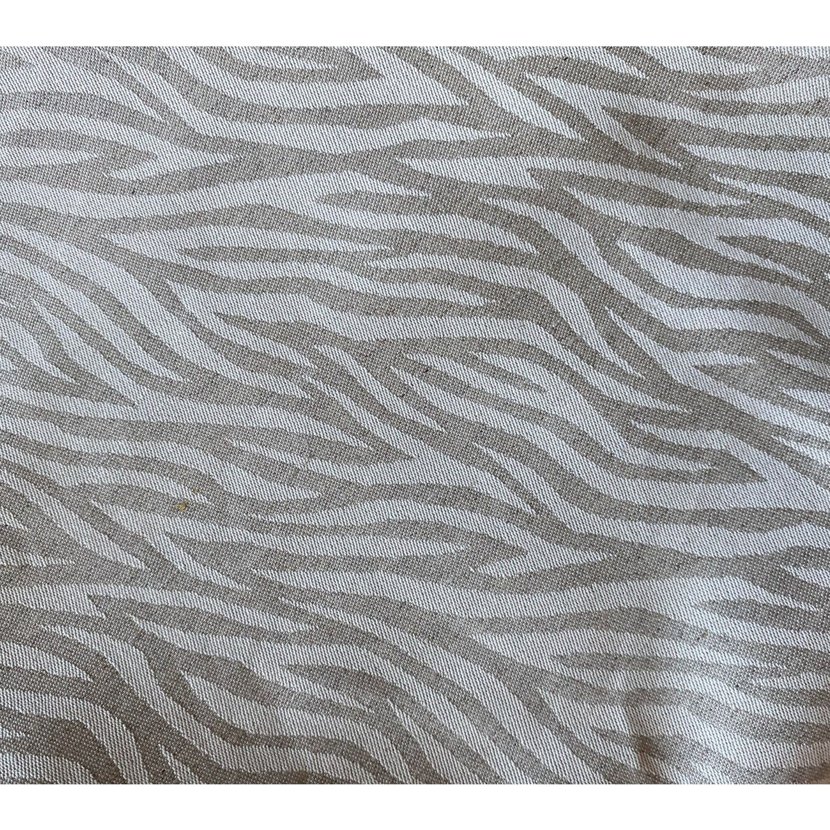 Cross & Go - 100% Natural zebra - linen/cotton