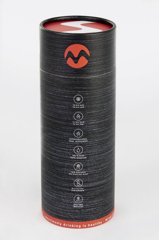 Bouteille thermos "William", 500ml, bleu, gravure laser, sports nautiques