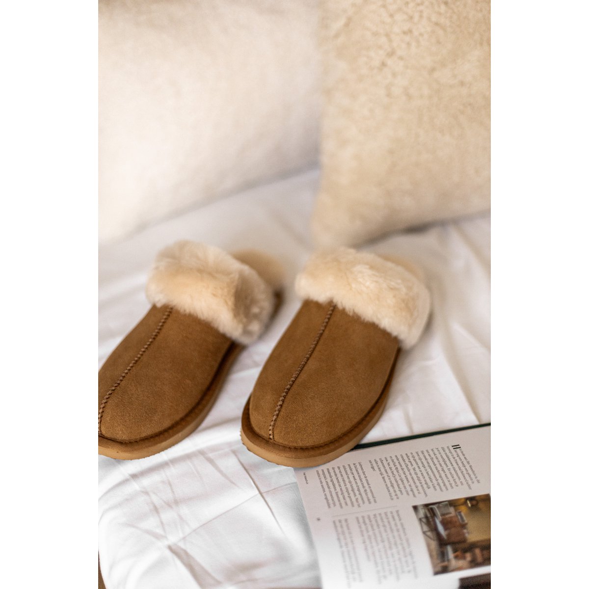 Pantofel Lumi | wielbłąd | Rozmiar 37-43