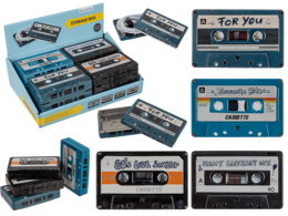 Metal storage box, Music cassette,