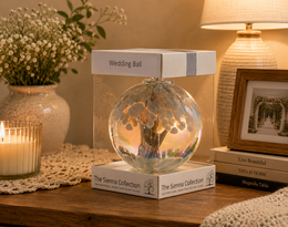 10cm Spirit Ball - Wedding - Pastel Silver