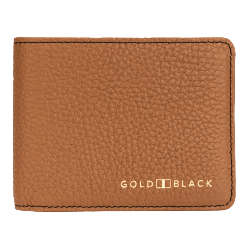 Portafoglio in pelle GM nappa marrone