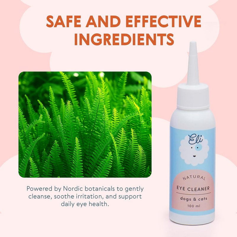 Natural eye cleaner for dogs and cats 100 ml