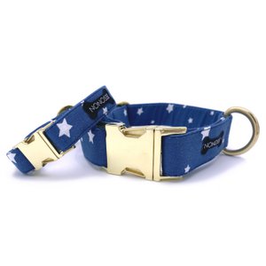 "YANKEE" indigo star print necklace