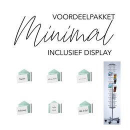 Værdipakke Lykønskningskort Minimal + Display