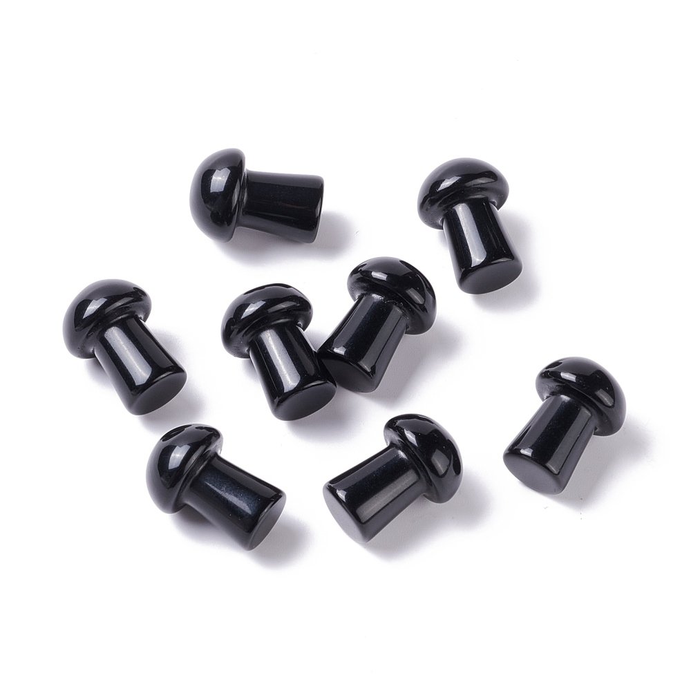 Rocce Sattva | Tranquillità dell'ossidiana | Fungo Gua Sha Spa 20 mm